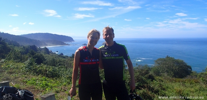 Mit dem Fahrrad über den Oregon Coast Highway