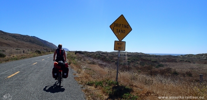 Radtour entlang der Lost Coast.