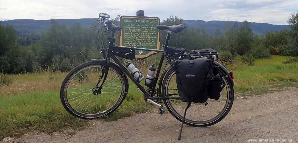 Yellowhead Highway mit dem Fahrrad: Etappe von Burns Lake nach Vanderhoof
