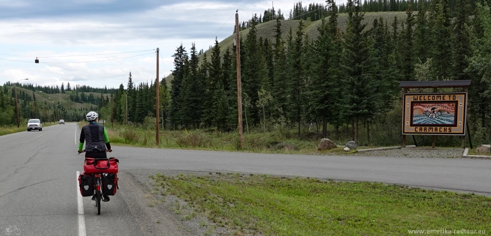 Cycling from Whitehorse to Anchorage.  