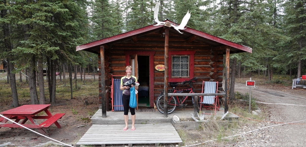 Cycling from Whitehorse to Anchorage following Klondike Highway. Stage Pelly Crossing - Moose Creek.  