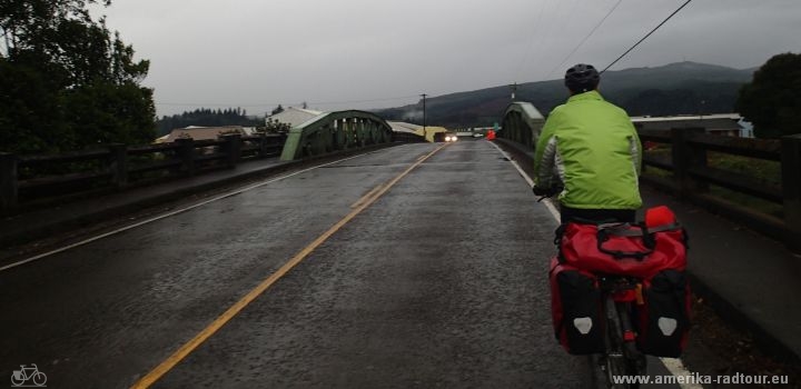 Mit dem Fahrrad von Tillamook nach Lincoln City. Radtour Pazifikküste Vancouver - San Francisco