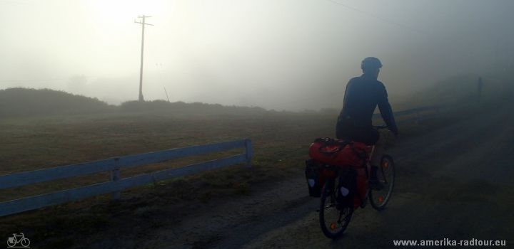 Mit dem Fahrrad über den Shoreline Highway entlang der Pazifikküste durch Kalifornien