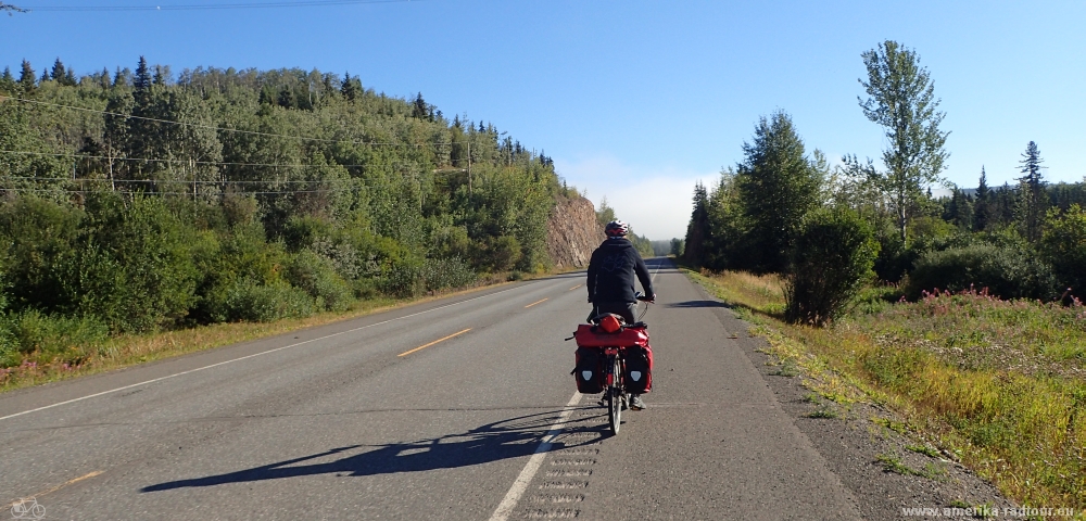 Yellowhead Highway by bicycle, leg Houston - Burns Lake.