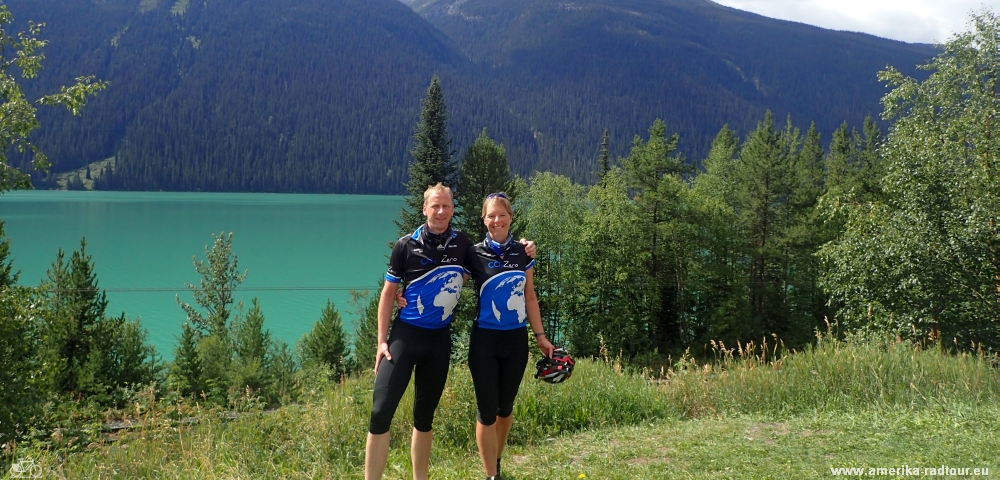 Mit dem Fahrrad von Tete Jaune Cache nach Jasper. Radtour über den Yellowhead Highway.