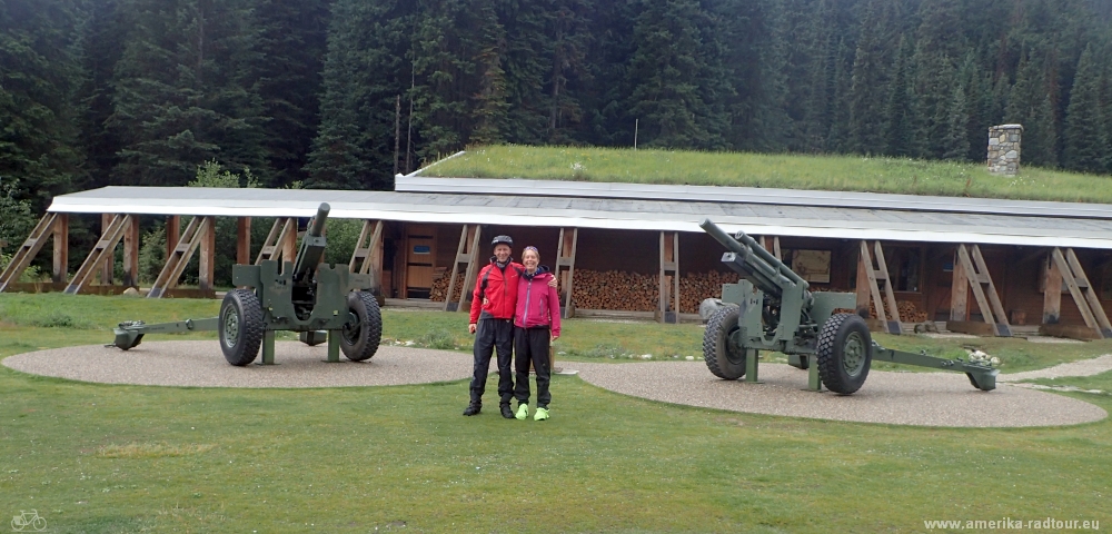 Con la bicicleta de Rogers a Revelstoke. Trayecto sobre la autopista Trans Canada.