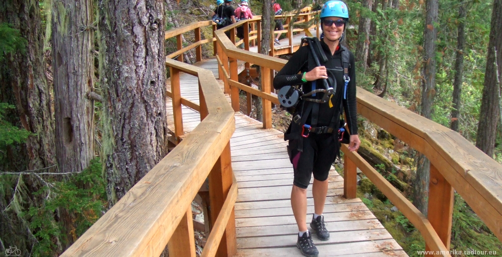 Cycling fromn Pamberton to Whistler.Sea to Sky Highway and Highway99 by bicycle. 