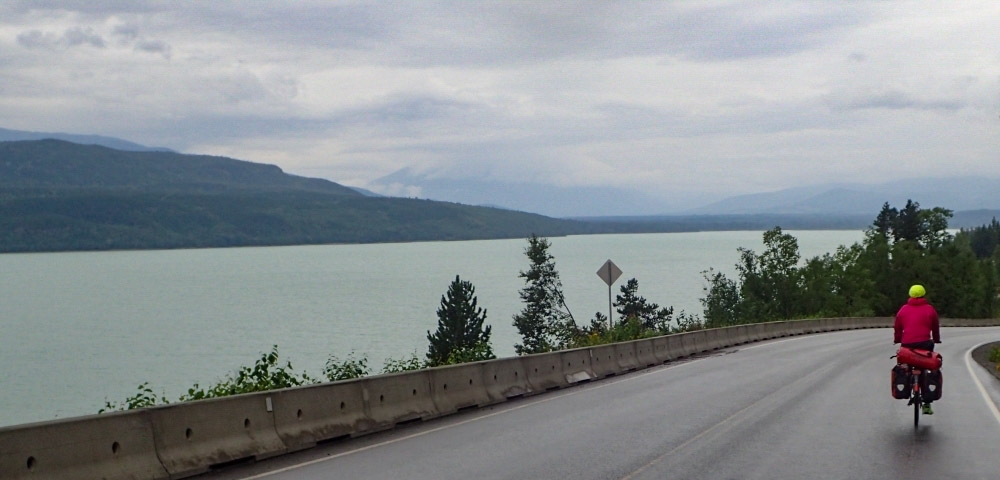 Mit dem Fahrrad von Smithers nach Whitehorse. Radtour über den Yellowhead Highway und Cassiar Highway. Etappe New Hazelton - Terrace 