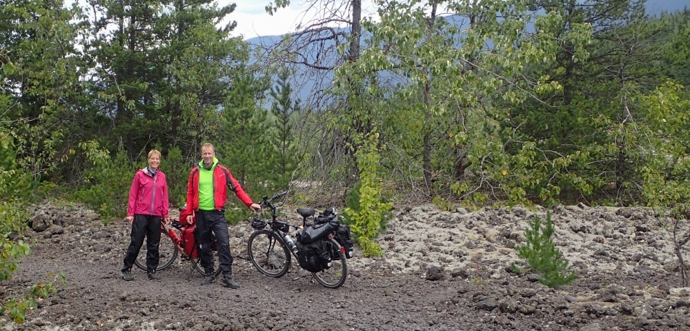 British Columbia and Yukon by bicycle: stage 03/2017 from Terrace to New Aiyansh / Gitlaxt'aamiks  via Nisga'a Highway.  