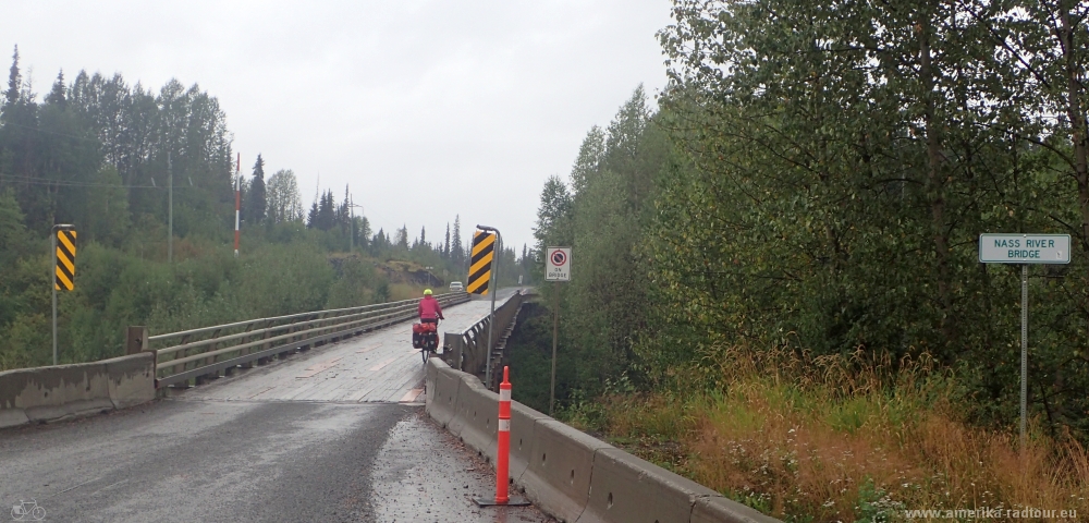 Mit dem Fahrrad von Smithers nach Whitehorse. Radtour über den Yellowhead Highway und Cassiar Highway. Etappe New Hazelton - Terrace. 