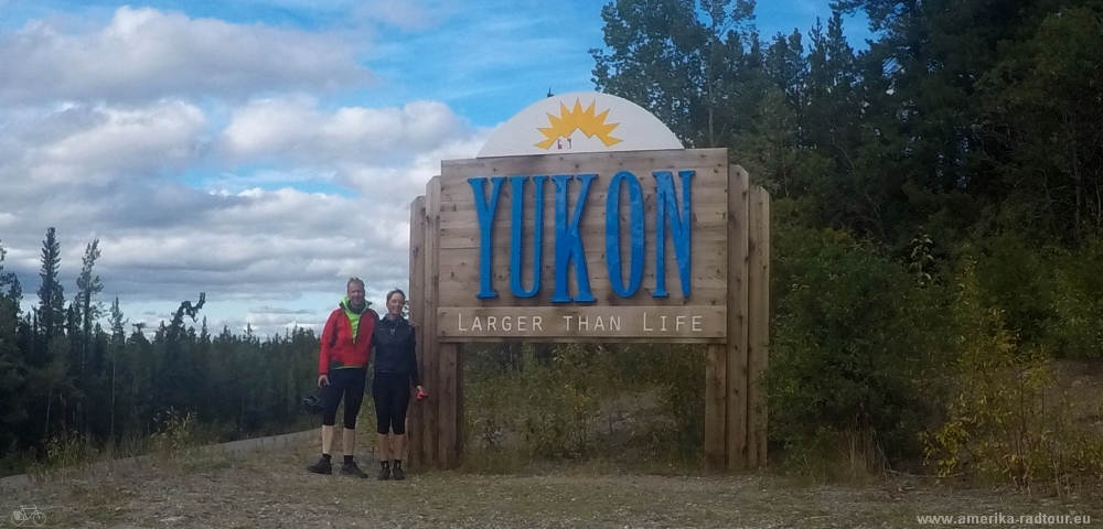 Mit dem Fahrrad von Smithers nach Whitehorse. Radtour über den Yellowhead Highway und Cassiar Highway. Etappe Jade City - Nugget City entlang des Cassiar Highways 