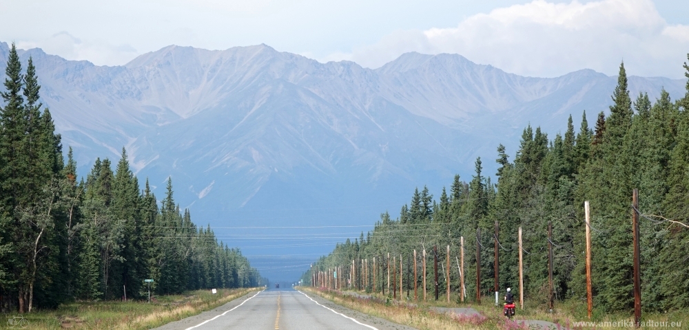 Cycling Alaska Highway.  