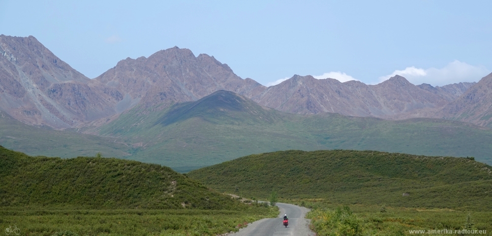 Cycling Denali Highway.  