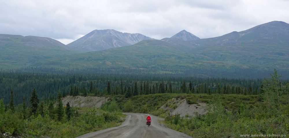 Mit dem Fahrrad über den Denali Highway       