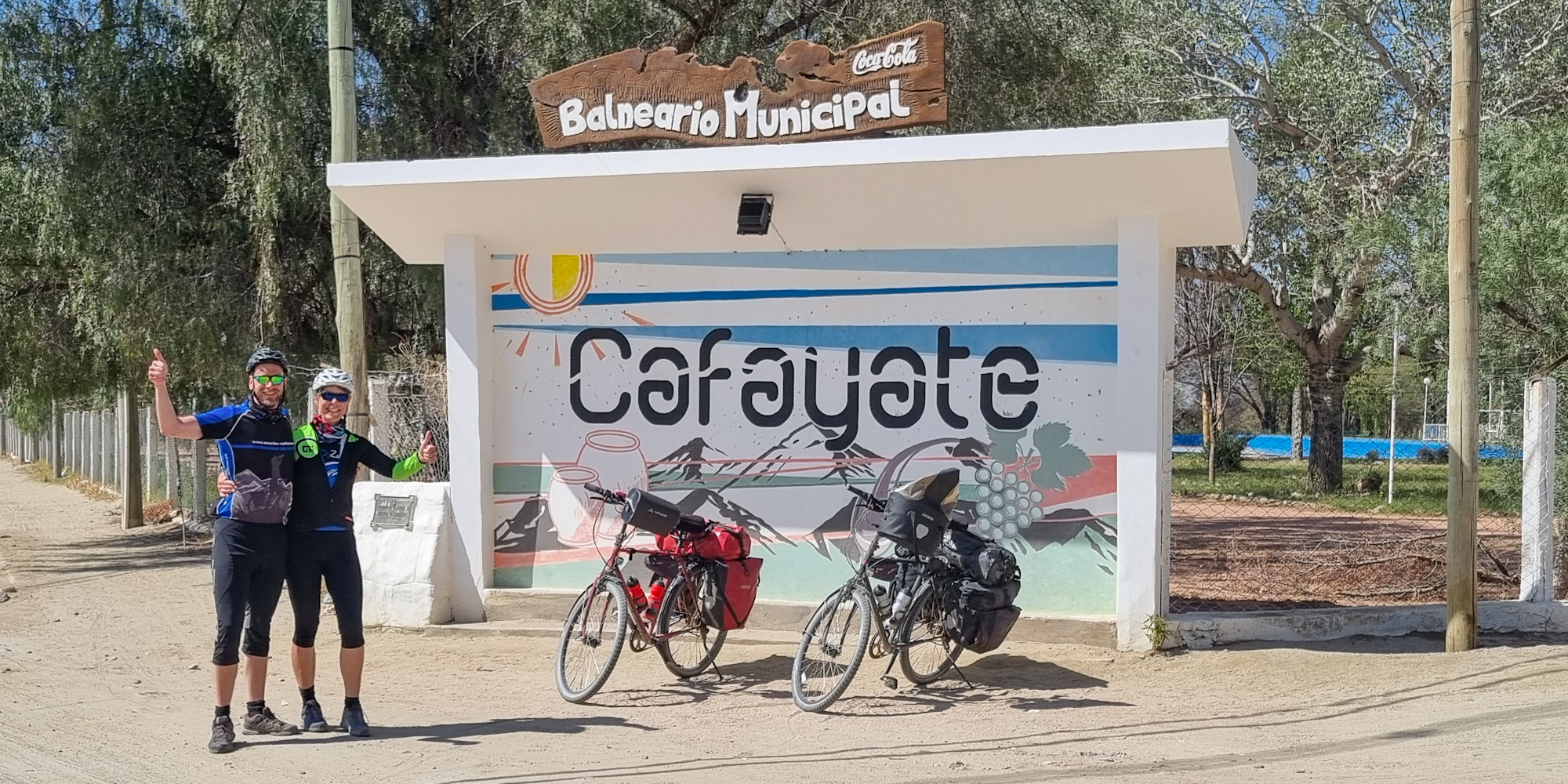Cycling Ruta40 from Angastaco to San Carlos    
